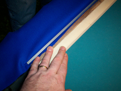 Recovering pool table cushions