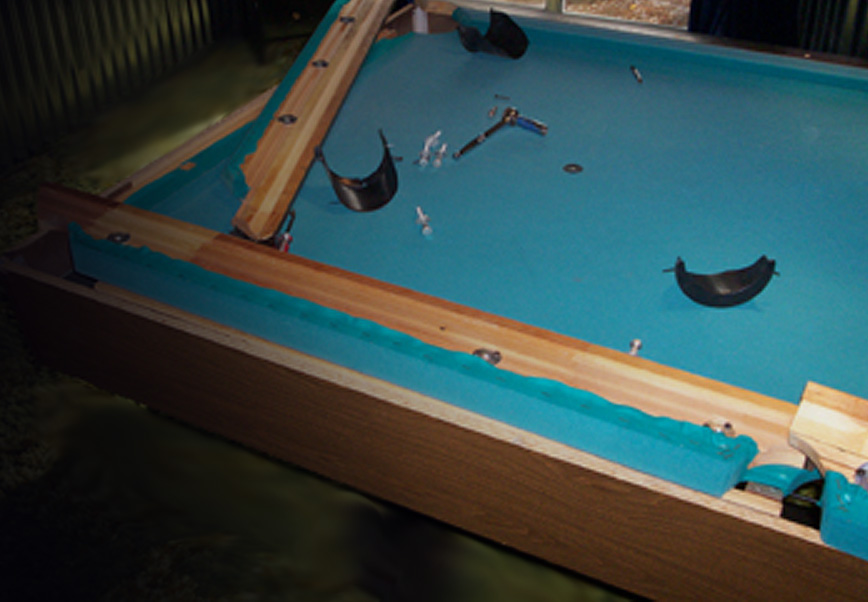 Removing and Replacing Pool Table Cushions